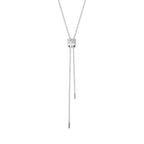 Collier cravate quatre double white edition, petit modèle