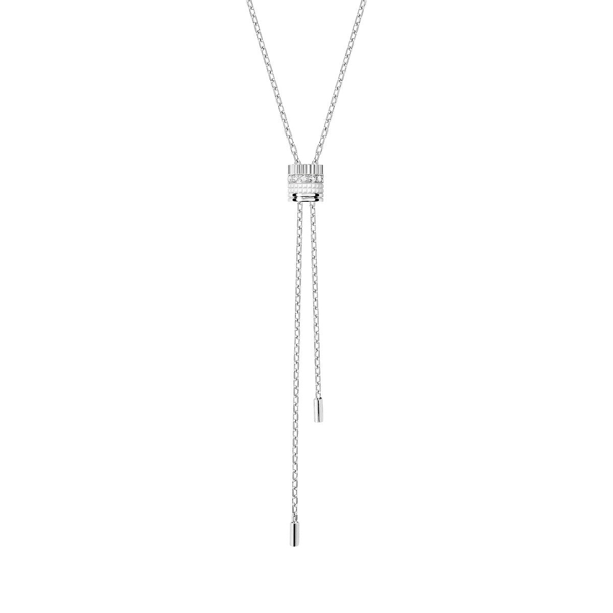 Collier cravate quatre double white edition, petit modèle