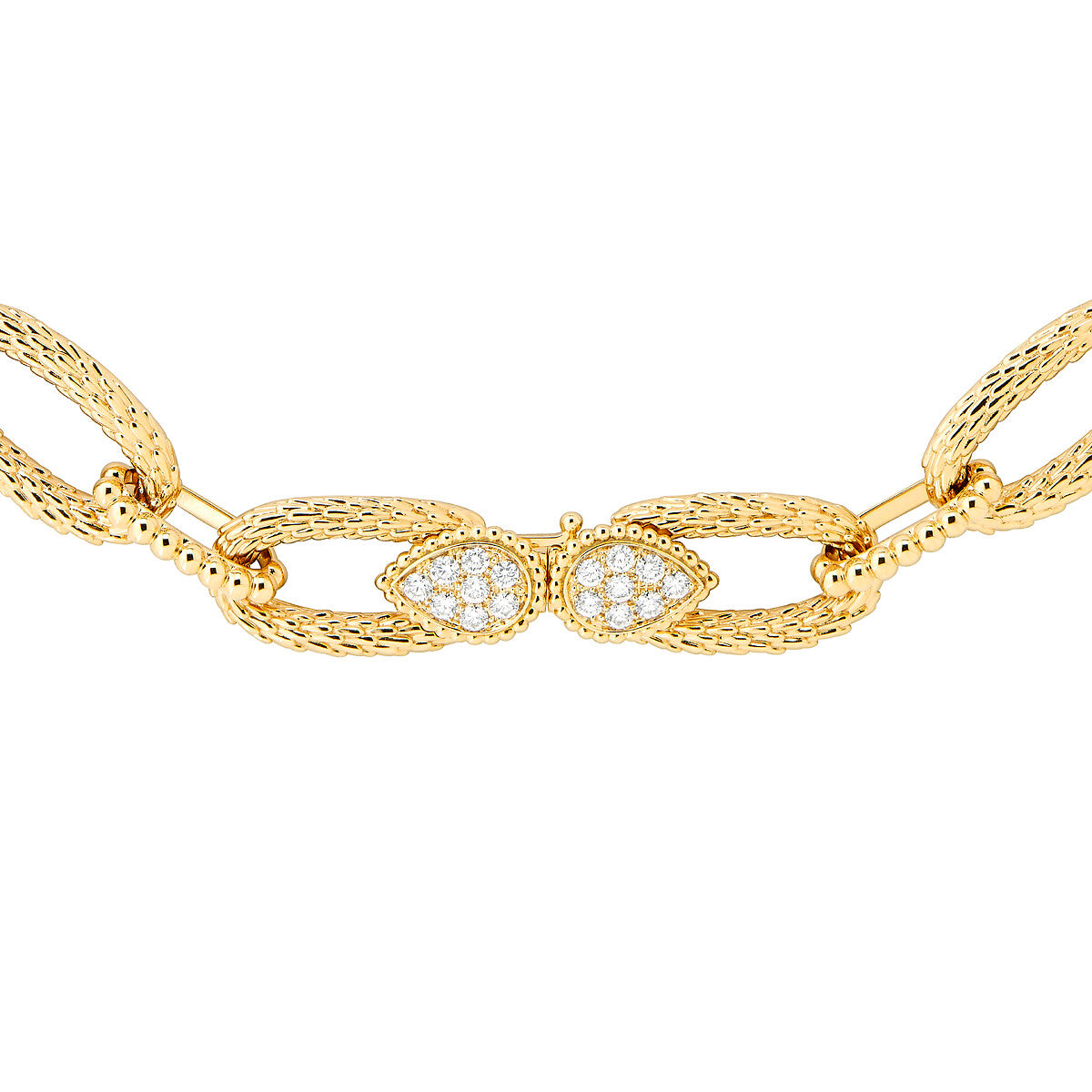 Collier maillons serpent bohème vintage