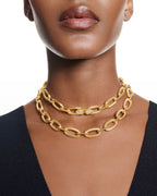 Collier maillons serpent bohème vintage