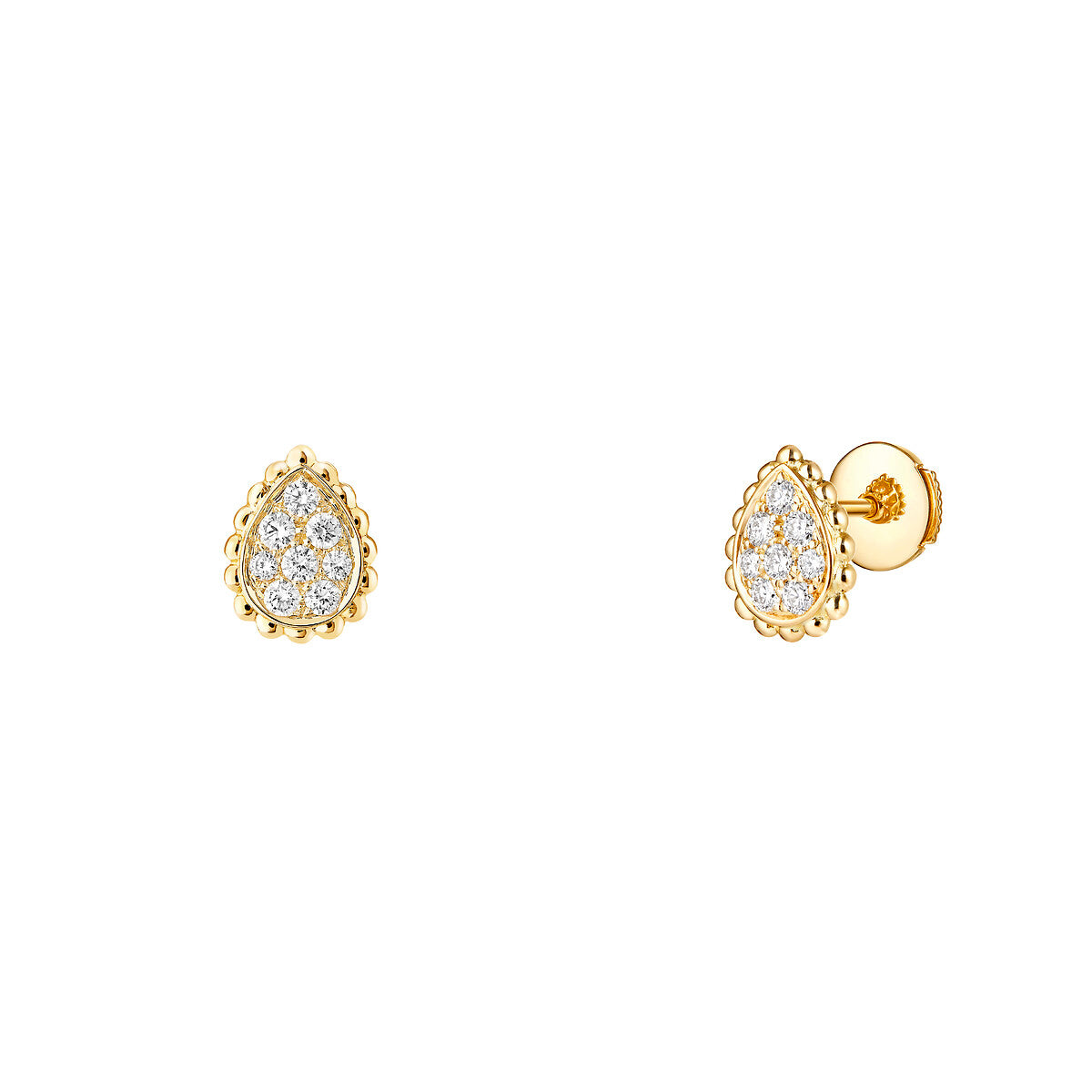 Puces d'oreilles serpent bohème motif xs
