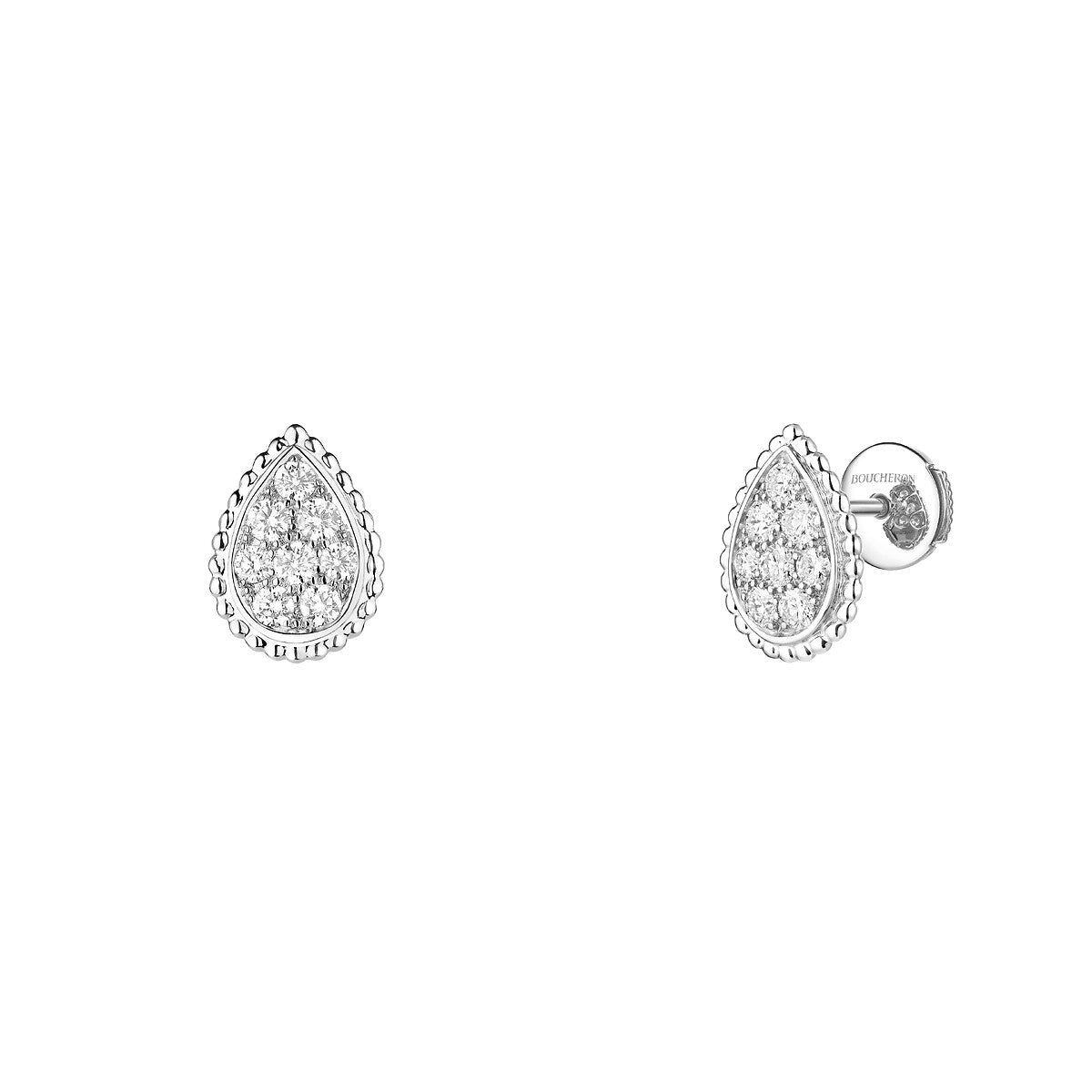 Puces d'oreilles serpent bohème motif s