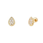 Puces d'oreilles serpent bohème motif s