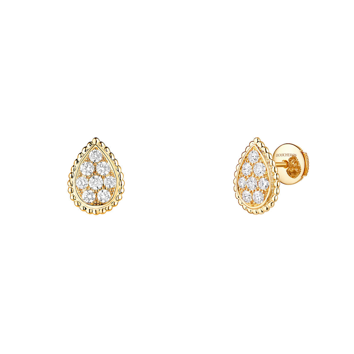 Puces d'oreilles serpent bohème motif s
