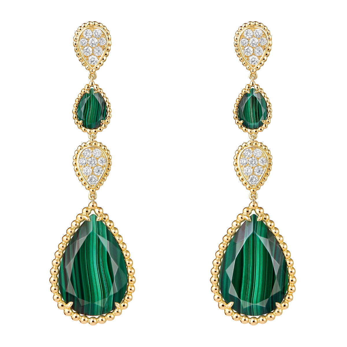 Pendants d'oreilles serpent bohème, motifs xs et l