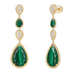 Pendants d'oreilles serpent bohème, motifs xs et l
