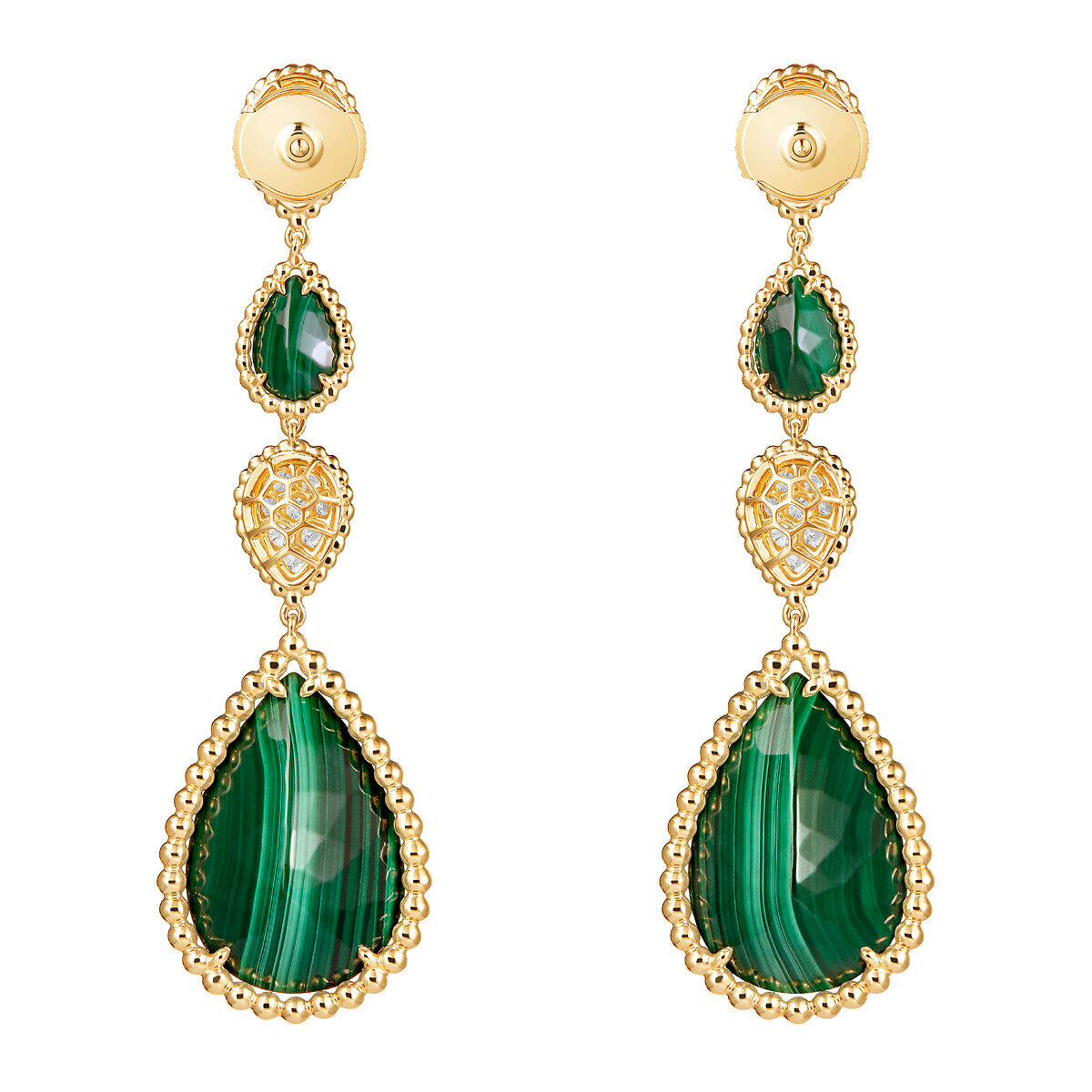 Pendants d'oreilles serpent bohème, motifs xs et l