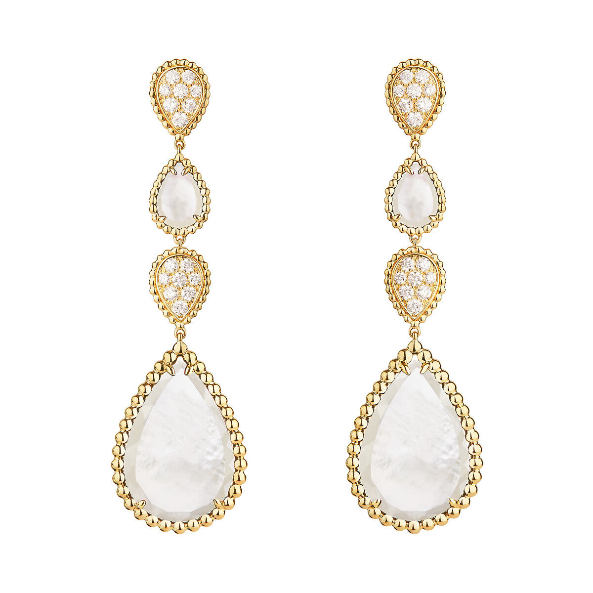 Pendants d'oreilles serpent bohème, motifs xs et l