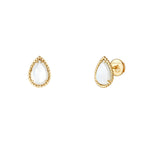 Puces d'oreilles serpent bohème, motif s