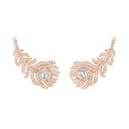Clips d'oreilles plume de paon, petit modèle