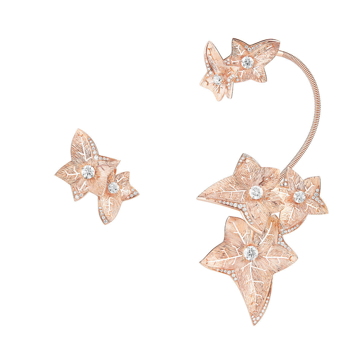 Pendants d'oreilles lierre de paris