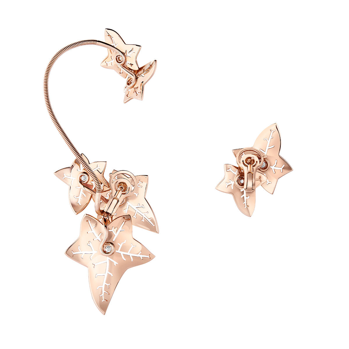 Pendants d'oreilles lierre de paris