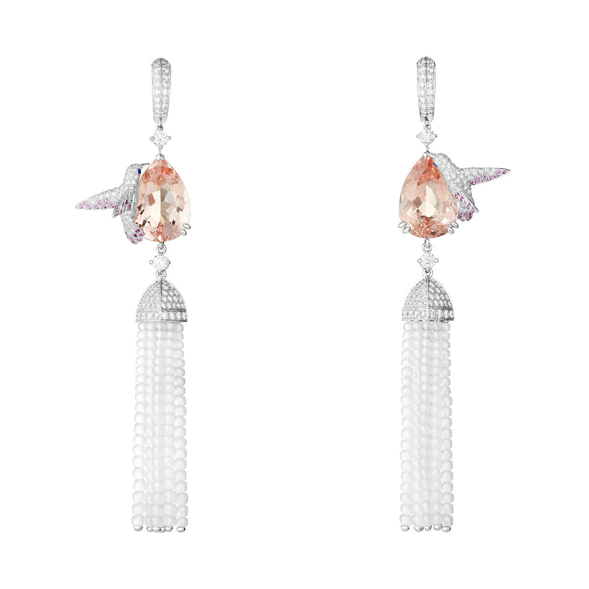 Pendants d'oreilles hopi, le colibri