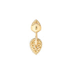Puce d'oreille serpent bohème, motifs s et xs