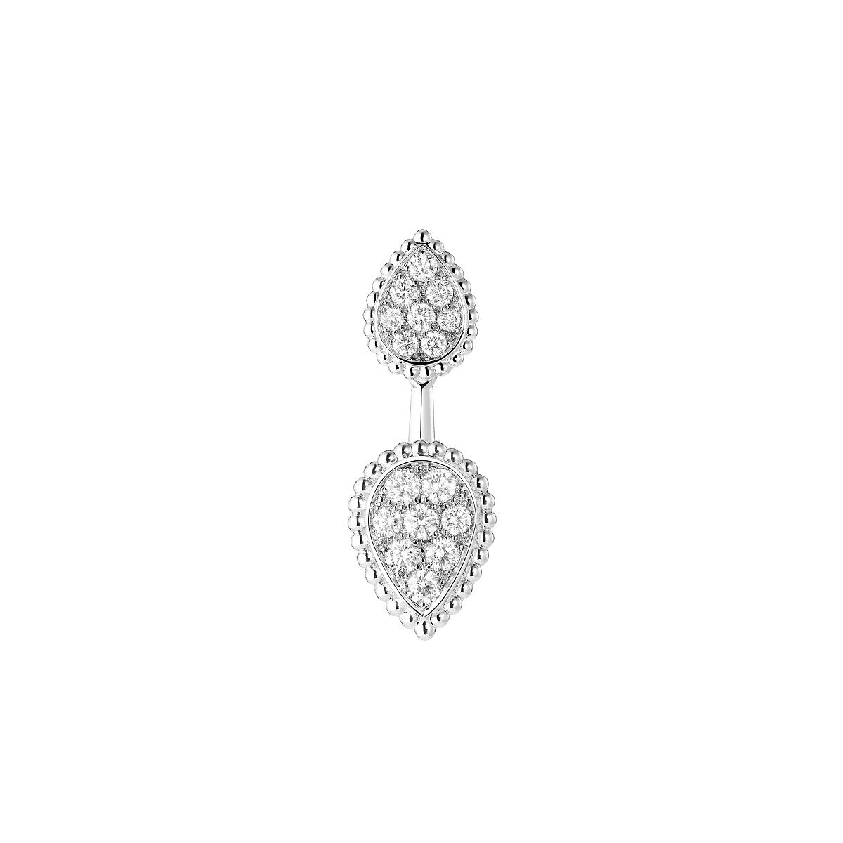 Puce d'oreille serpent bohème, motifs s et xs