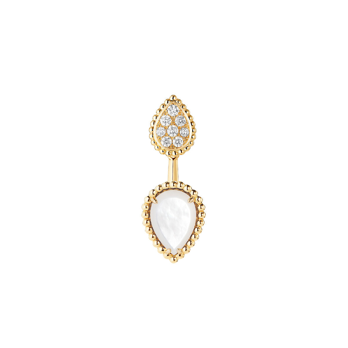 Puce d'oreille serpent bohème, motifs s et xs