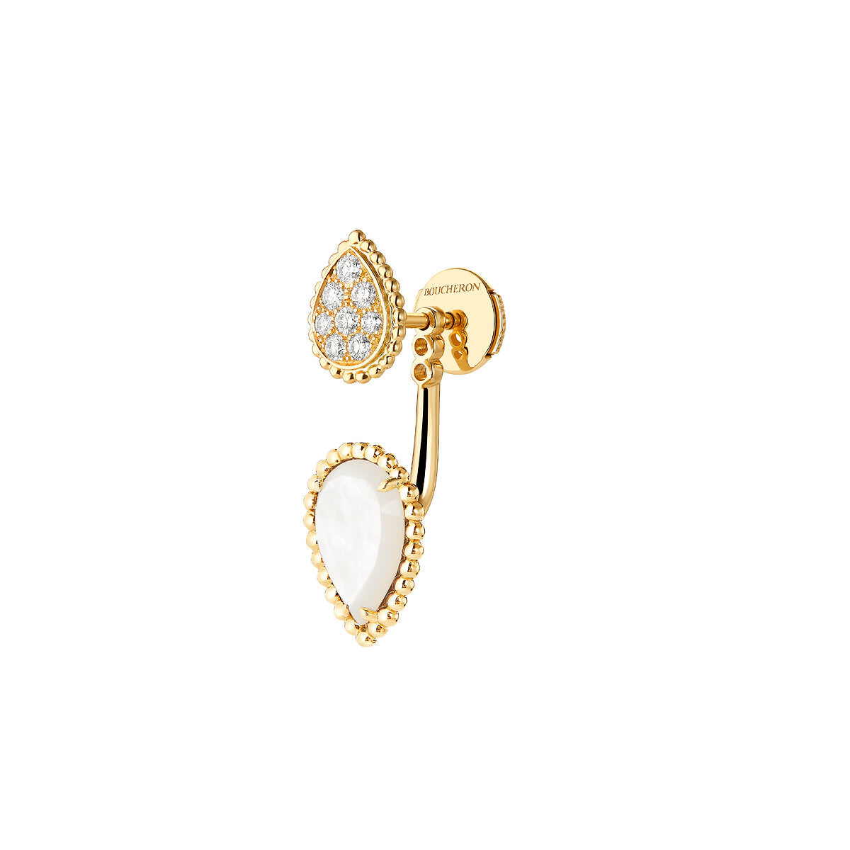 Puce d'oreille serpent bohème, motifs s et xs