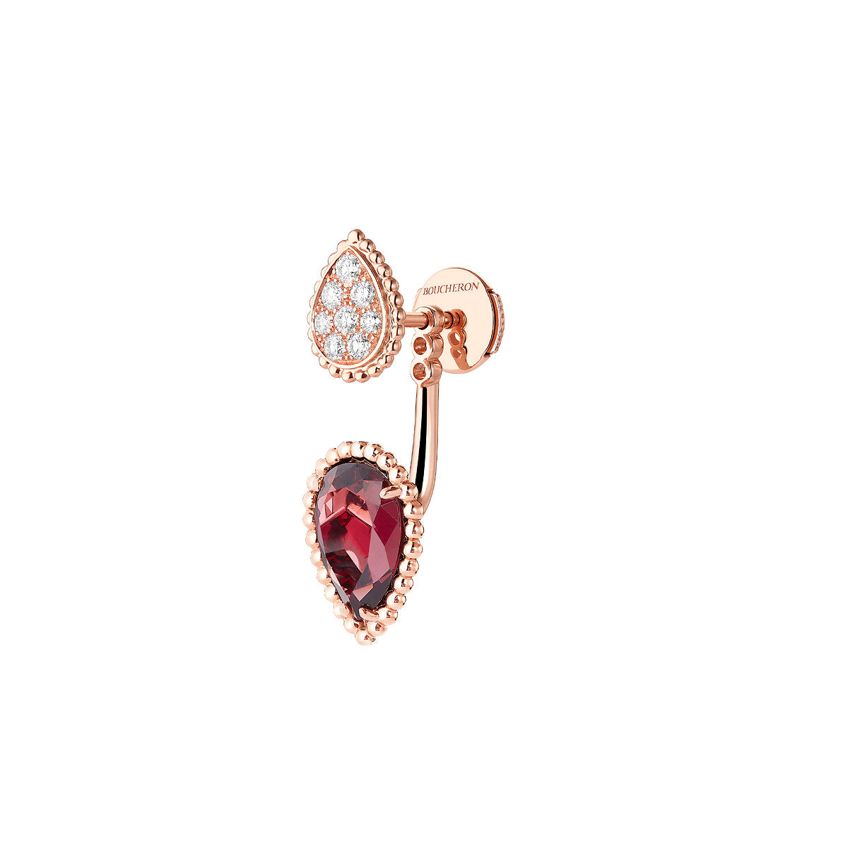 Puce d'oreille serpent bohème, motifs s et xs