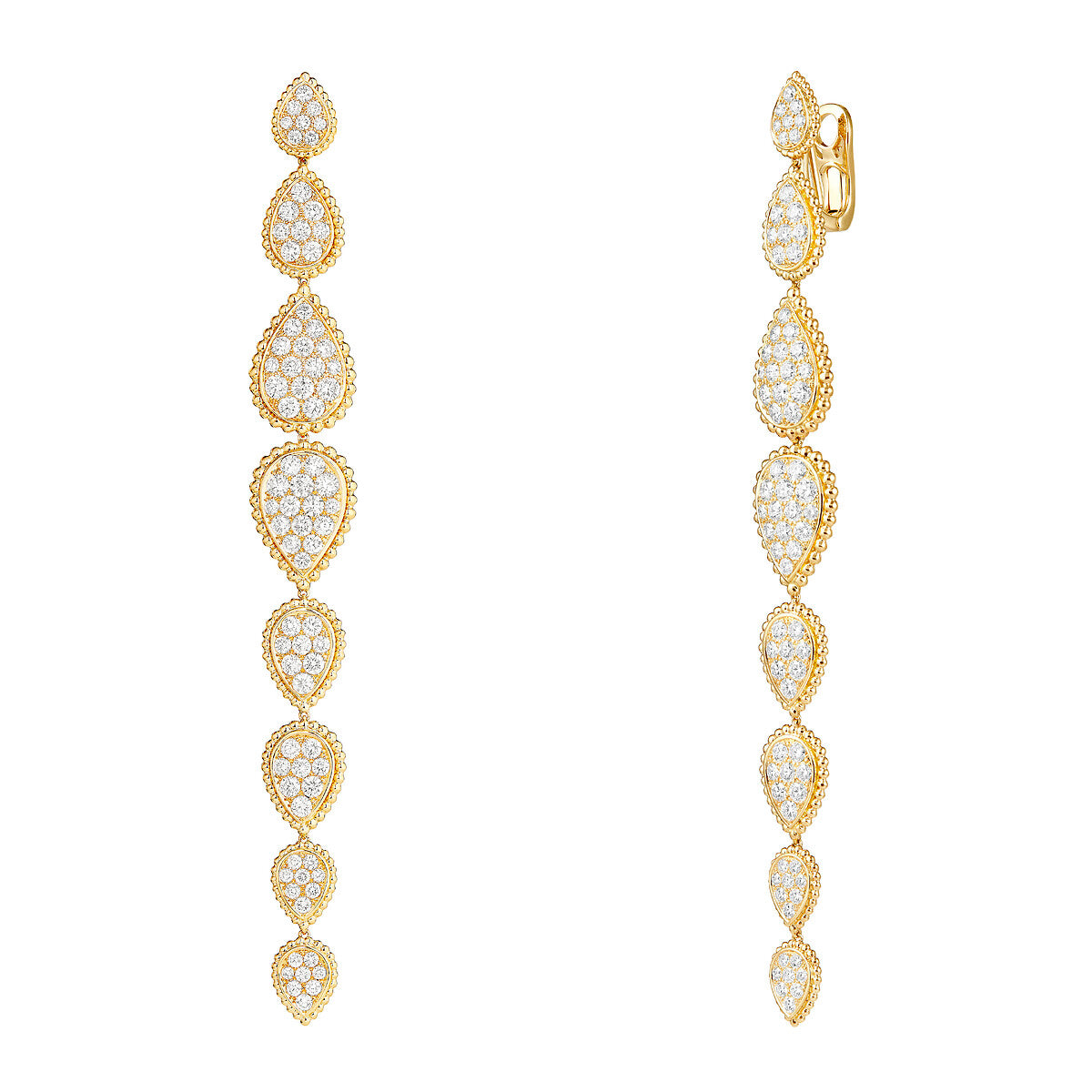 Pendants d'oreilles serpent bohème