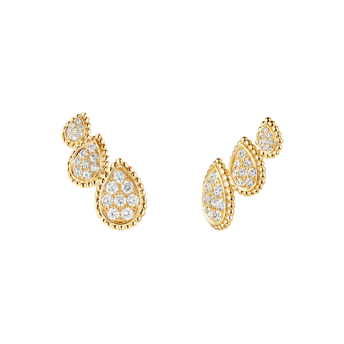 Puces d'oreilles serpent bohème, 3 motifs