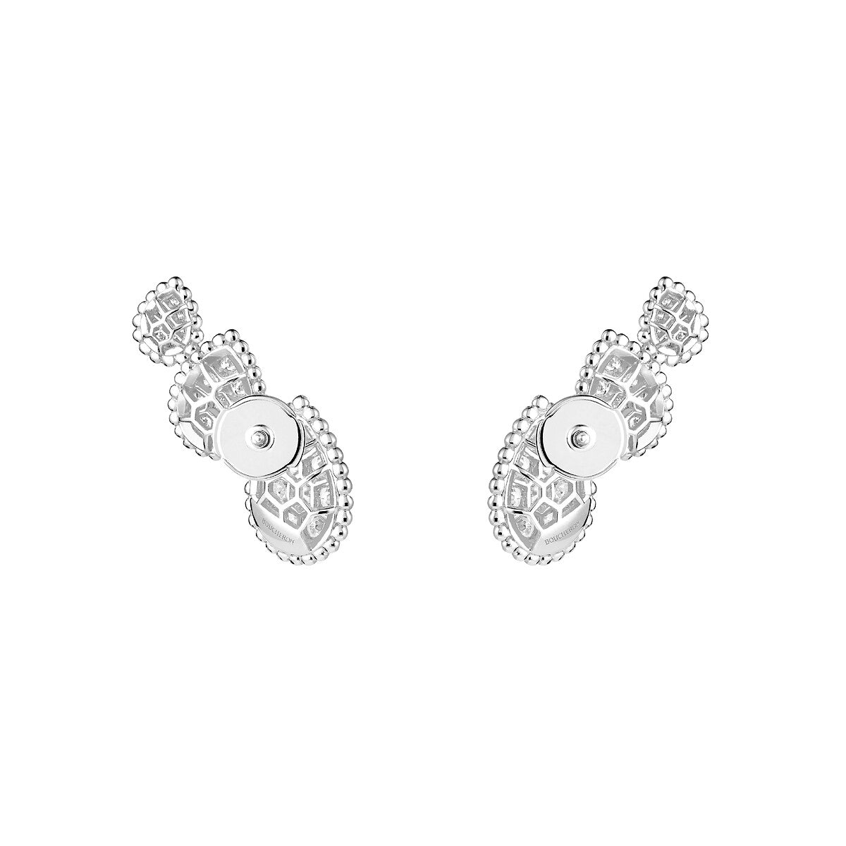 Puces d'oreilles serpent bohème, 3 motifs