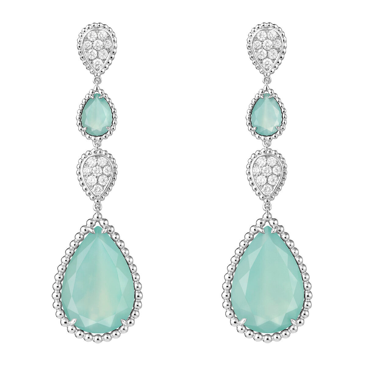 Pendants d'oreilles serpent bohème, motifs xs et l