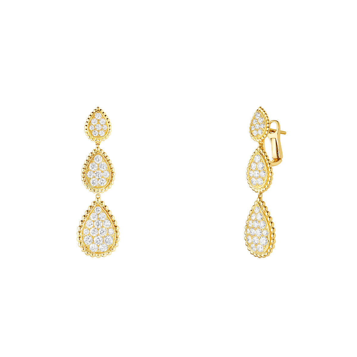 Pendants d'oreilles serpent bohème, motifs xs s m