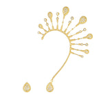 Puce d'oreille asymétrique serpent bohème solarité
