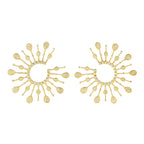 Créoles serpent bohème solarité, multi-motifs