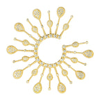 Créoles serpent bohème solarité, multi-motifs
