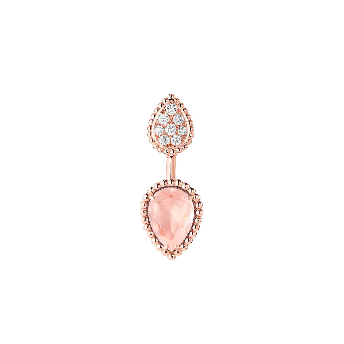 Puce d'oreille unitaire serpent bohème, motifs s et xs