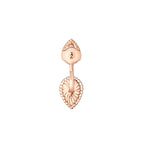 Puce d'oreille unitaire serpent bohème, motifs s et xs