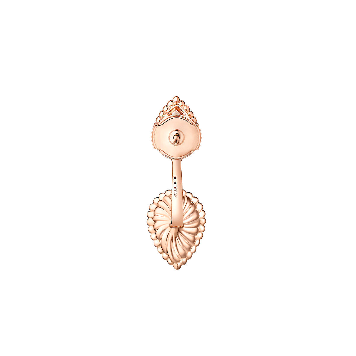 Puce d'oreille unitaire serpent bohème, motifs s et xs