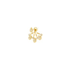 Puce d'oreille serpent bohème solarité, 4 motifs