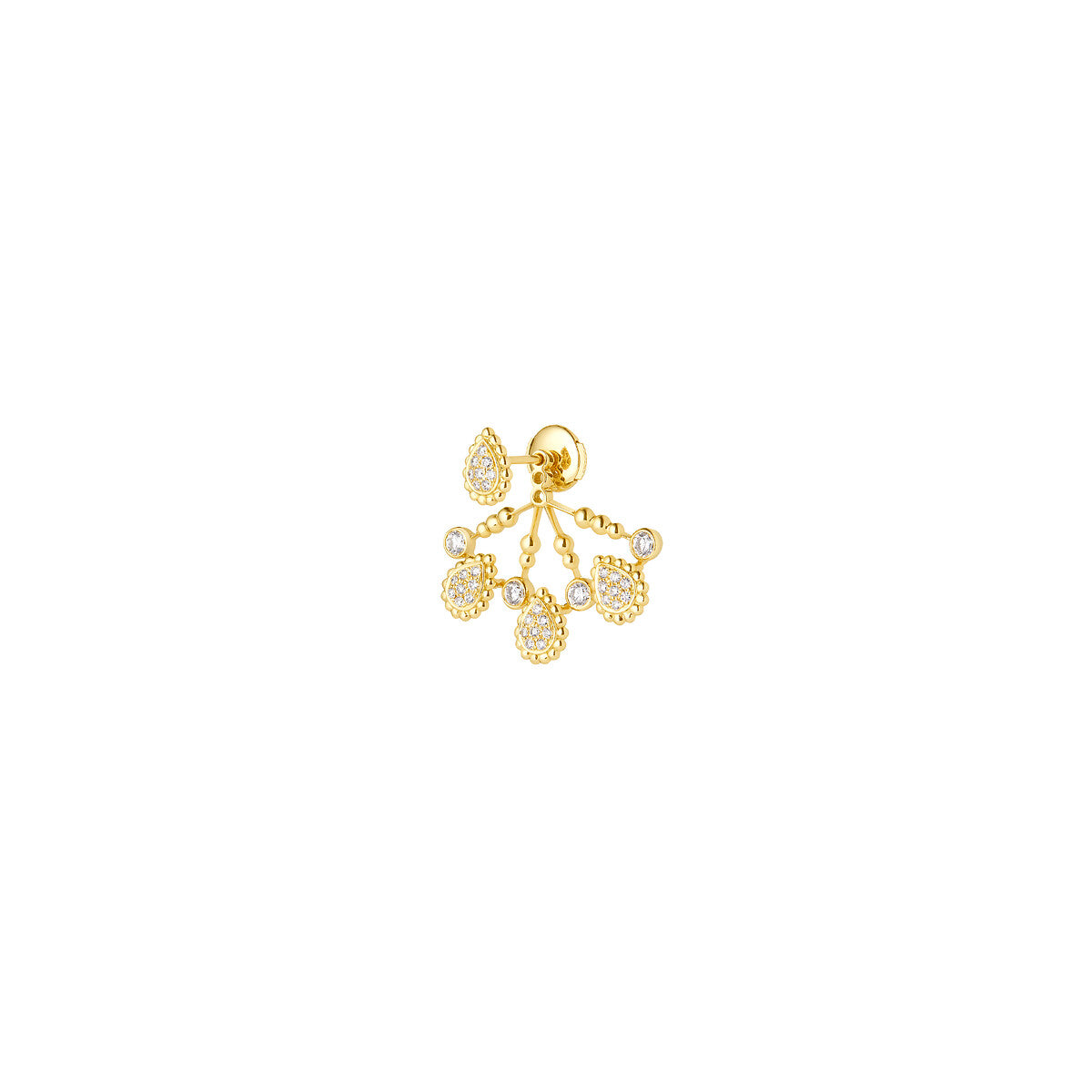 Puce d'oreille serpent bohème solarité, 4 motifs