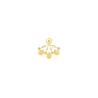 Puce d'oreille serpent bohème solarité, 4 motifs