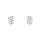 Boucles d'oreilles petit modèle plume de paon