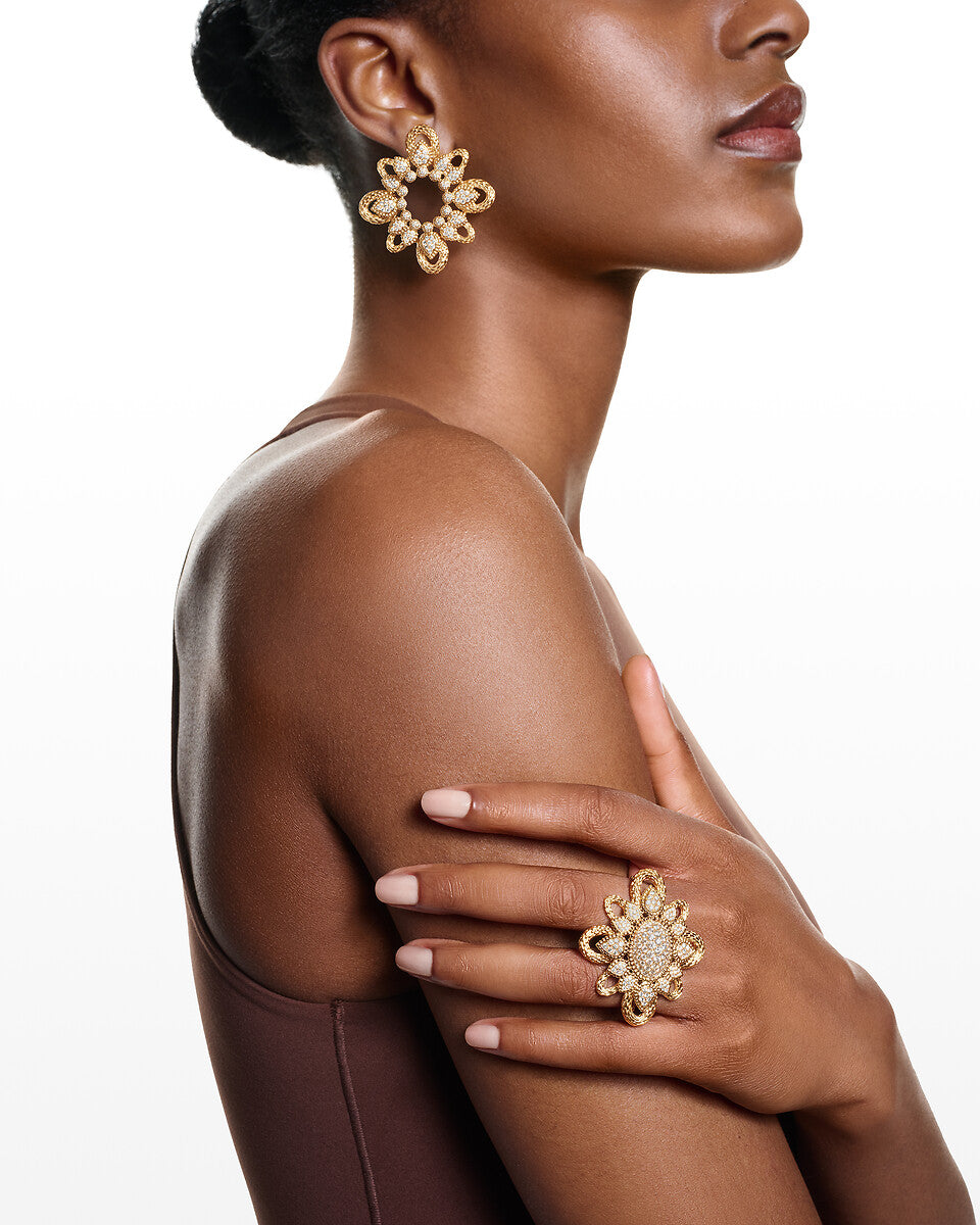 Créoles serpent bohème vintage