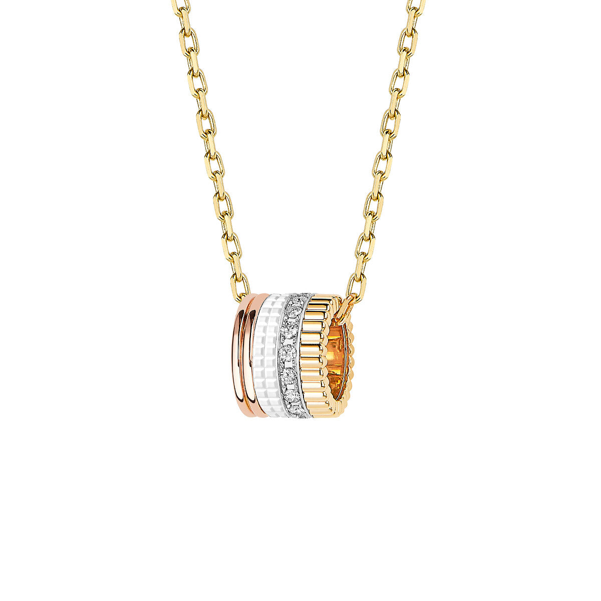 Pendentif quatre white edition, grand modèle