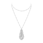 Collier plume de paon