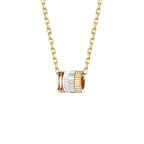 Pendentif mini bague quatre white edition