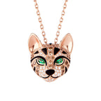 Pendentif fuzzy, le chat léopard