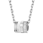 Pendentif double white edition