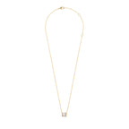 Pendentif quatre white edition, motif s