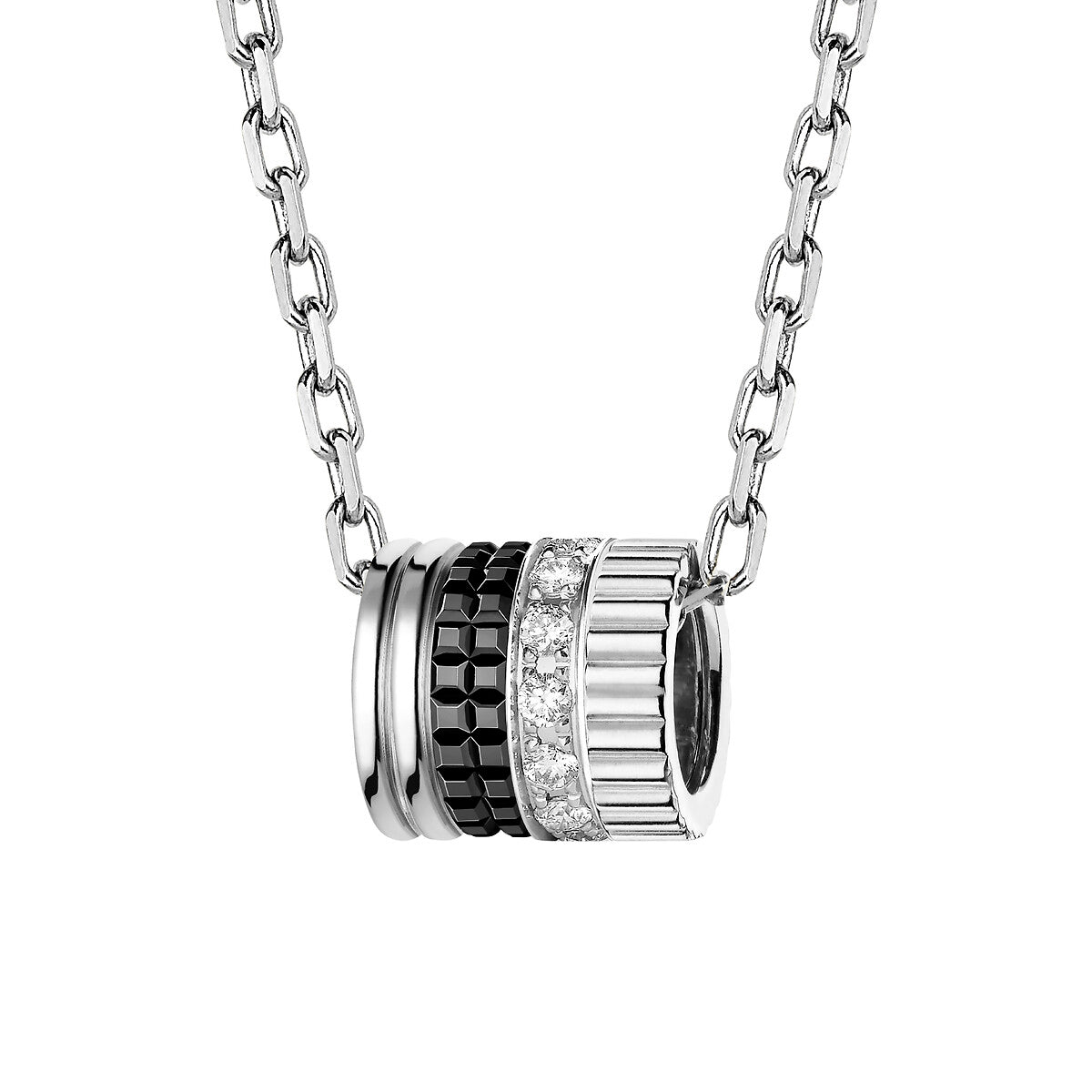 Pendentif quatre black edition, motif s