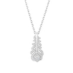Pendentif plume de paon