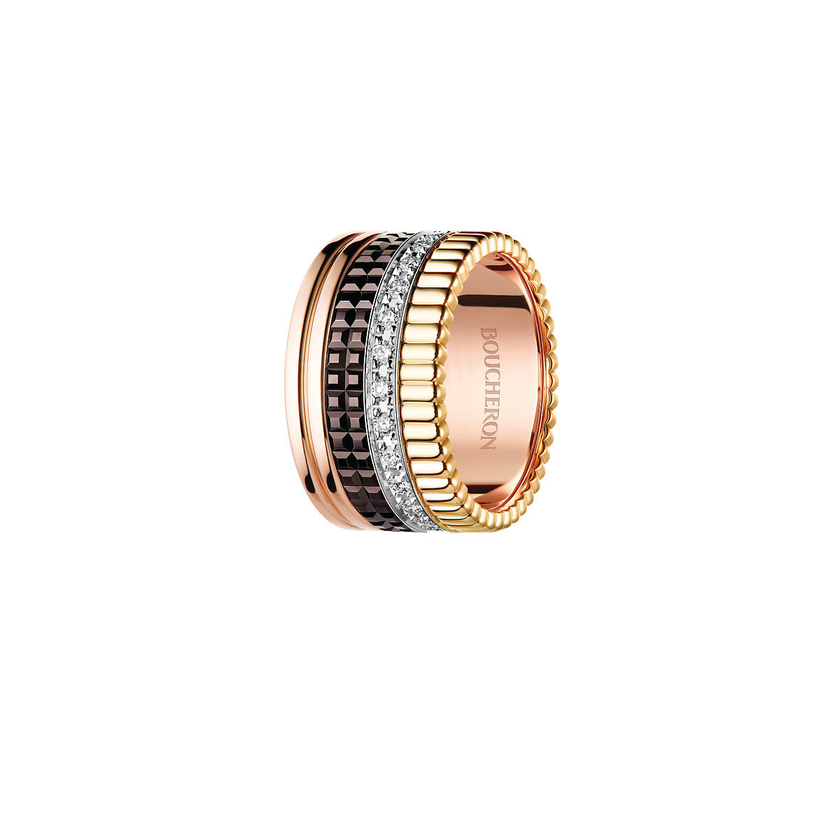 Bague quatre classique large