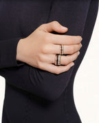 Bague quatre classique large