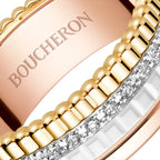 Bague quatre white edition small