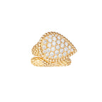 Bague serpent bohème motif l